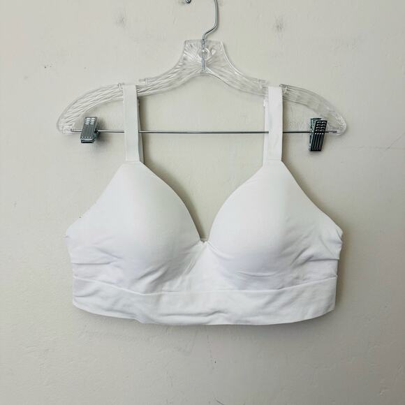 True Kind White Wireless T Shirt Bra Women’s Size XL - Picture 1 of 5